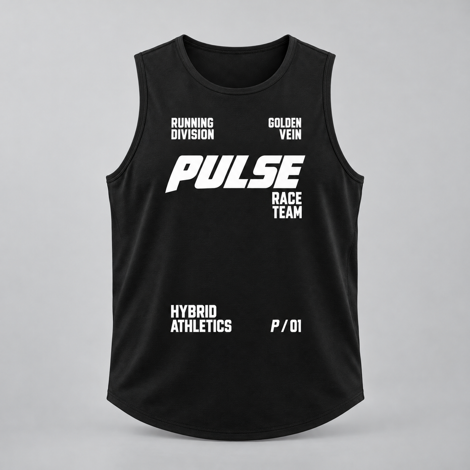 PULSE Running Singlet – Running Singlet · Men · Black
