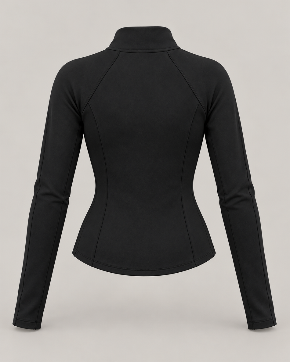 PULSE™ by Golden Vein Spectre Quarter-Zip – Schwarz
