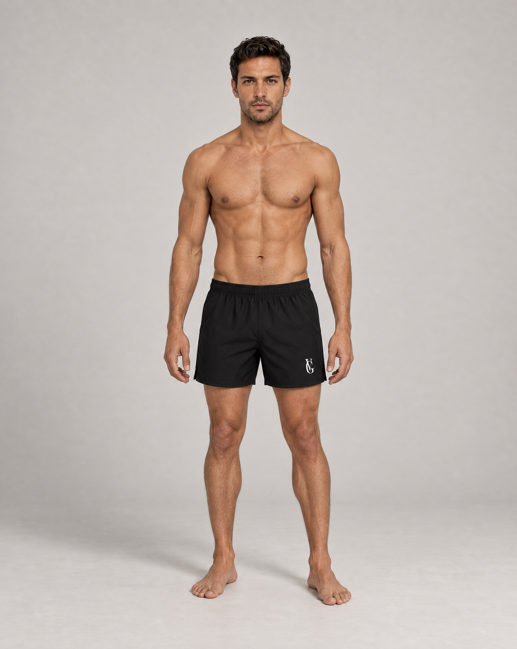 GV Swim Shorts Black – front view