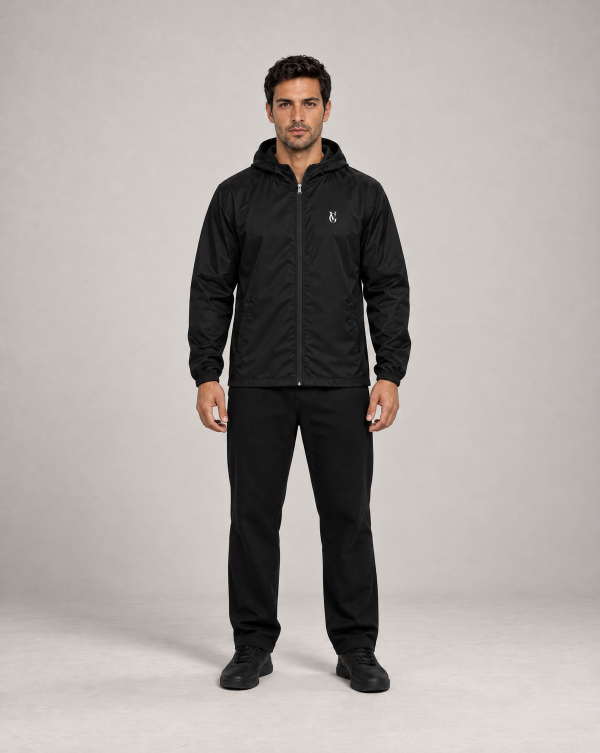 GV Windbreaker Black – front view