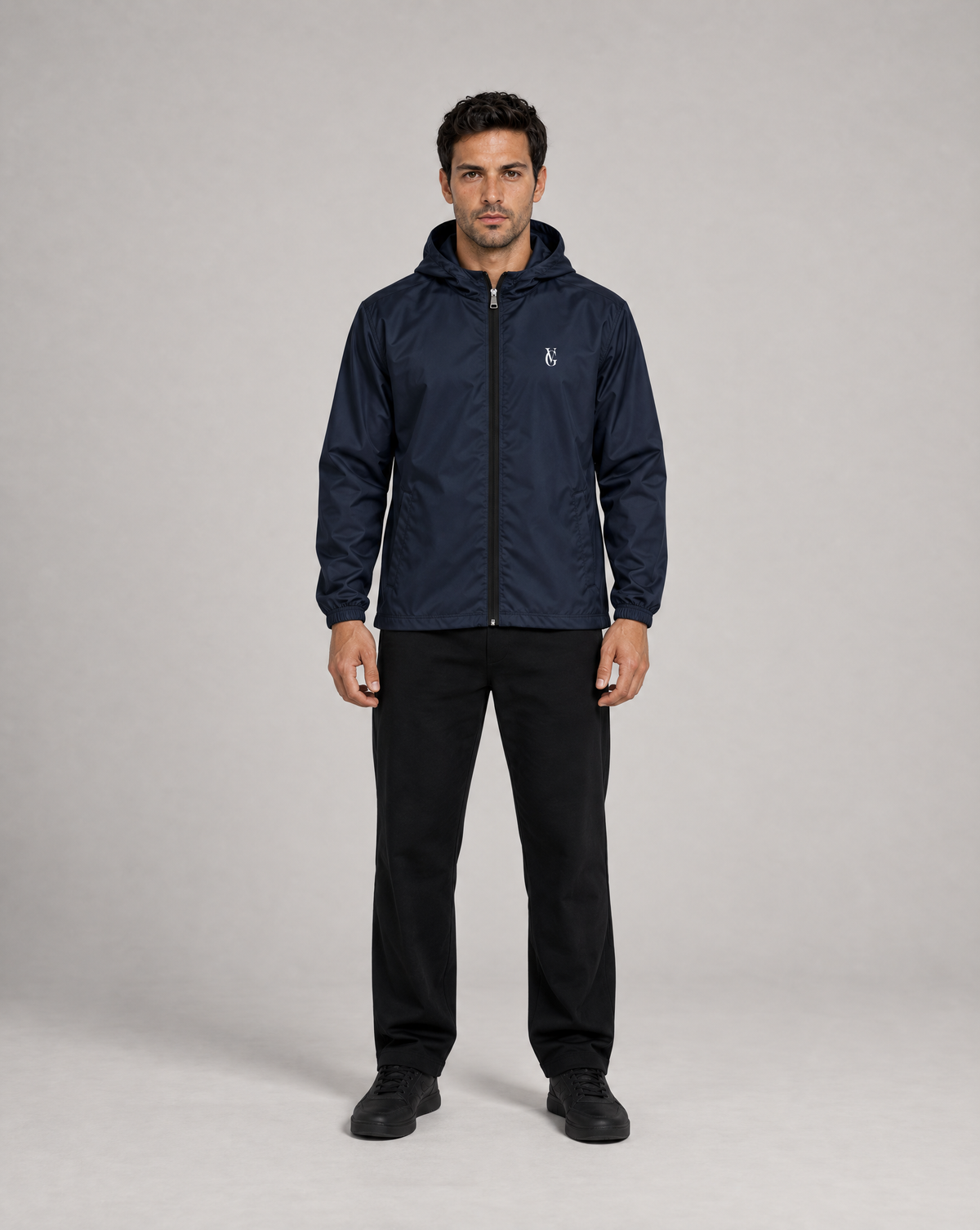 GV Windbreaker Navy – front view
