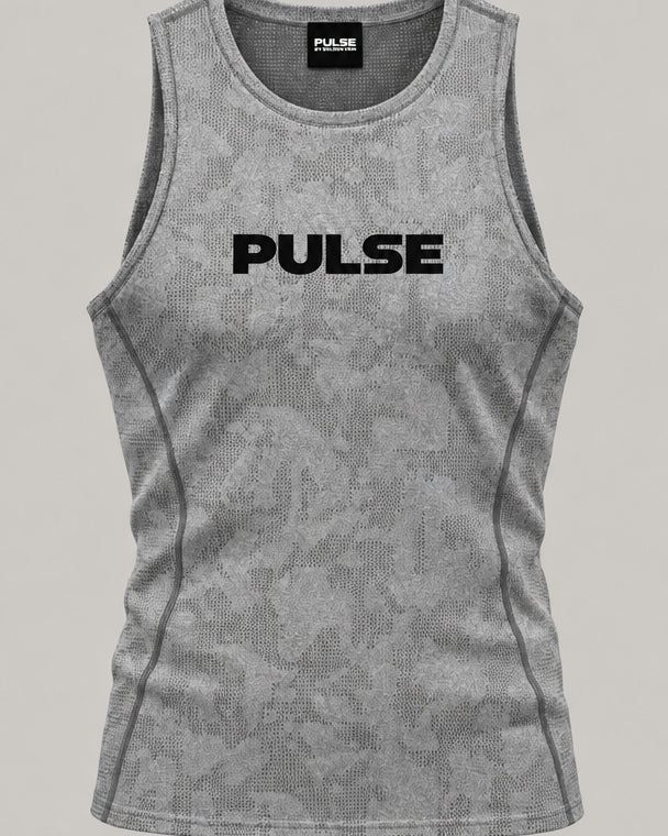 PULSE™ Jacquard Training Tank – Grey