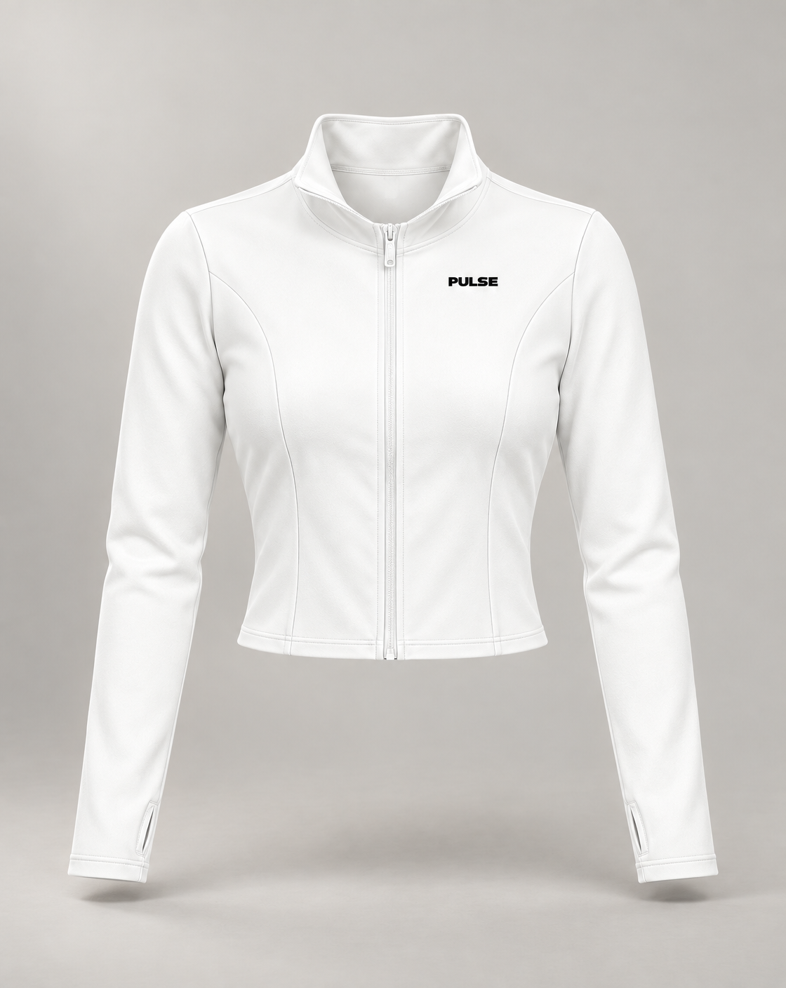 PULSE™ SPECTRE Cropped Jacket – Weiß
