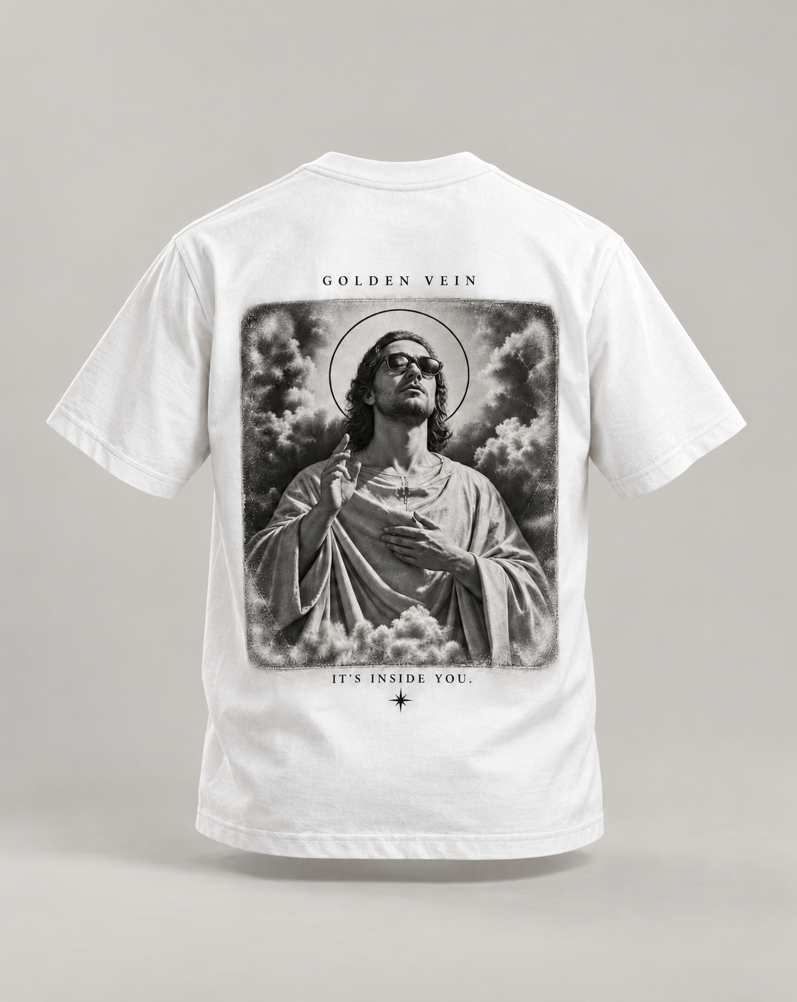 Golden Vein Parables T-Shirt – Devotion – White