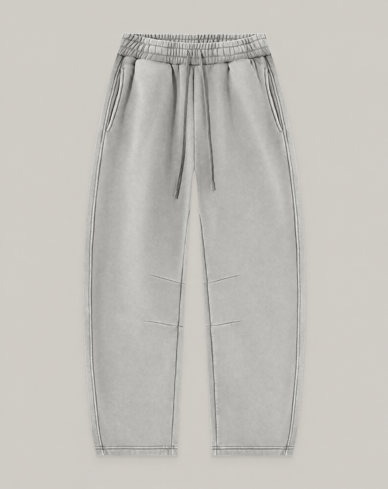 Golden Vein Vintage Wash Barrel Jogger – Light Grey
