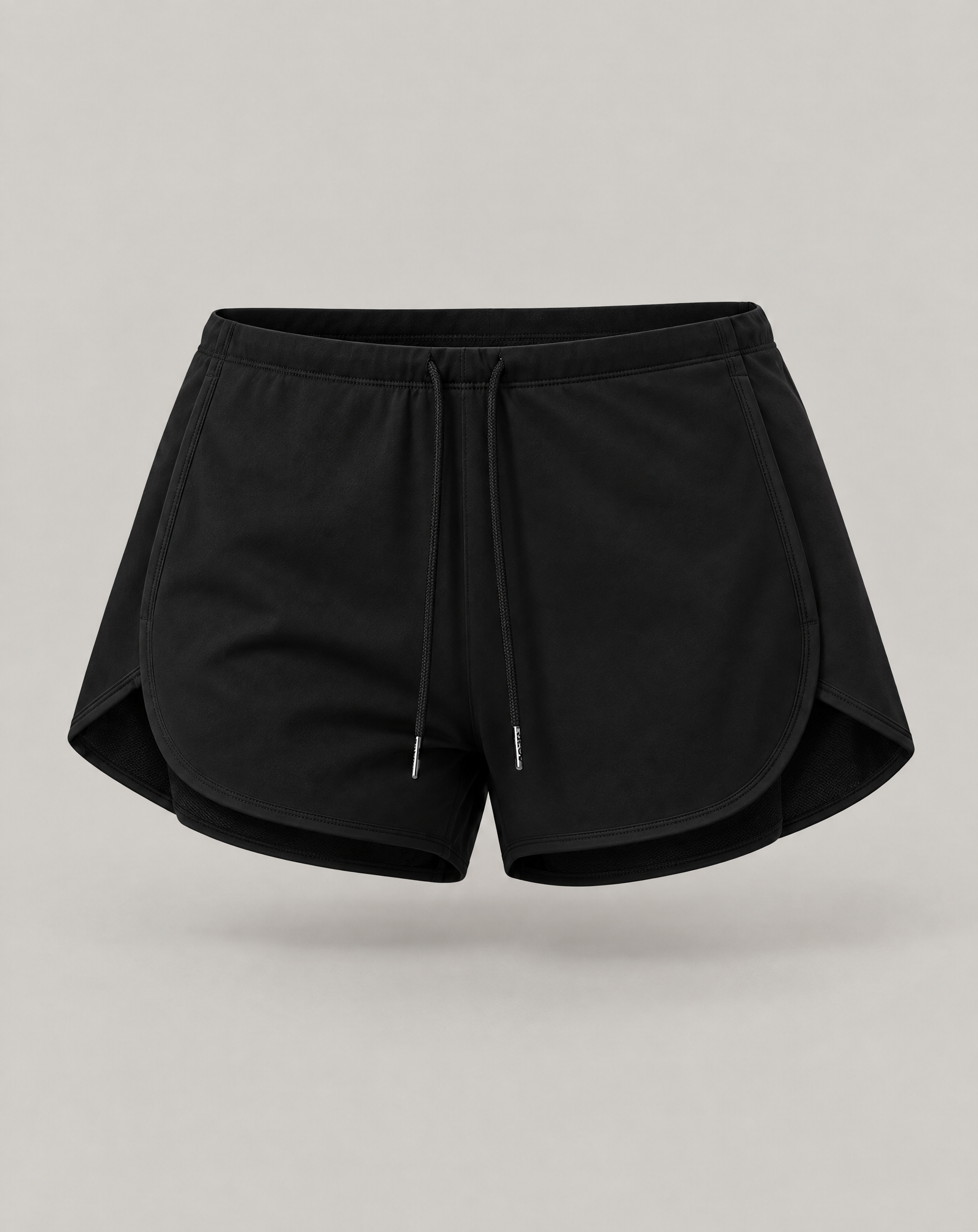 Golden Vein Fleece Shorts – Black