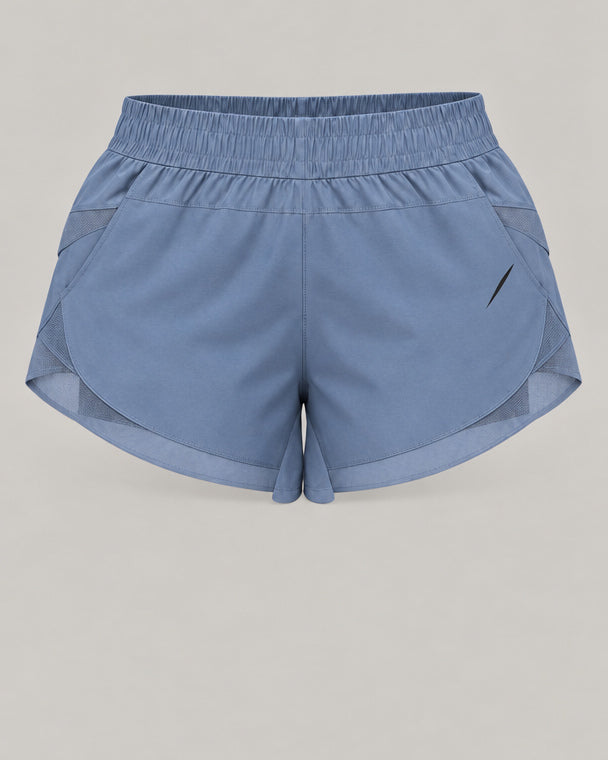 PULSE™ Paneled Training Shorts – Blue