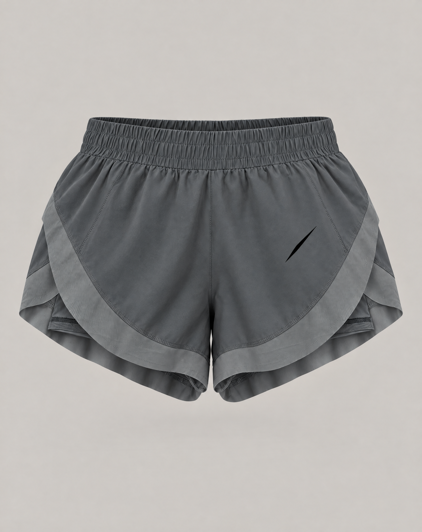 PULSE™ Paneled Training Shorts – Grey