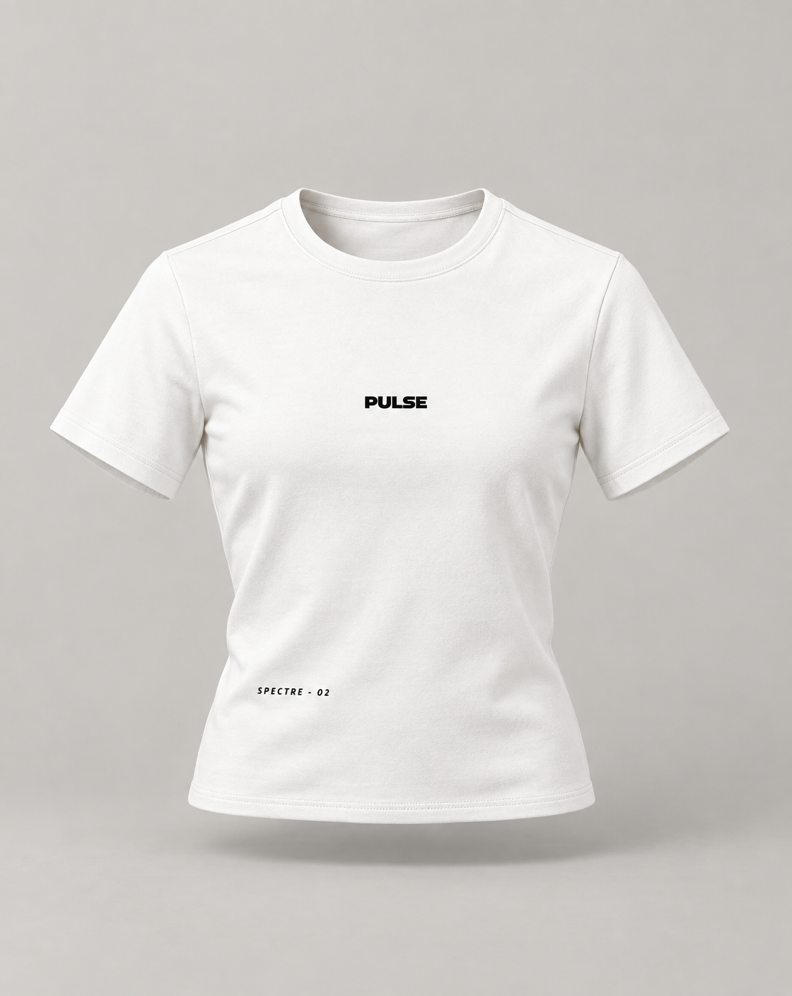 PULSE™ Cropped Performance T-Shirt – White