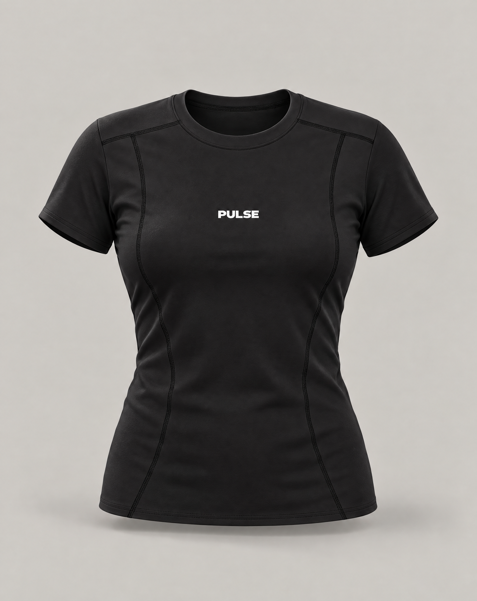 PULSE™ Contour Training T-Shirt – Black