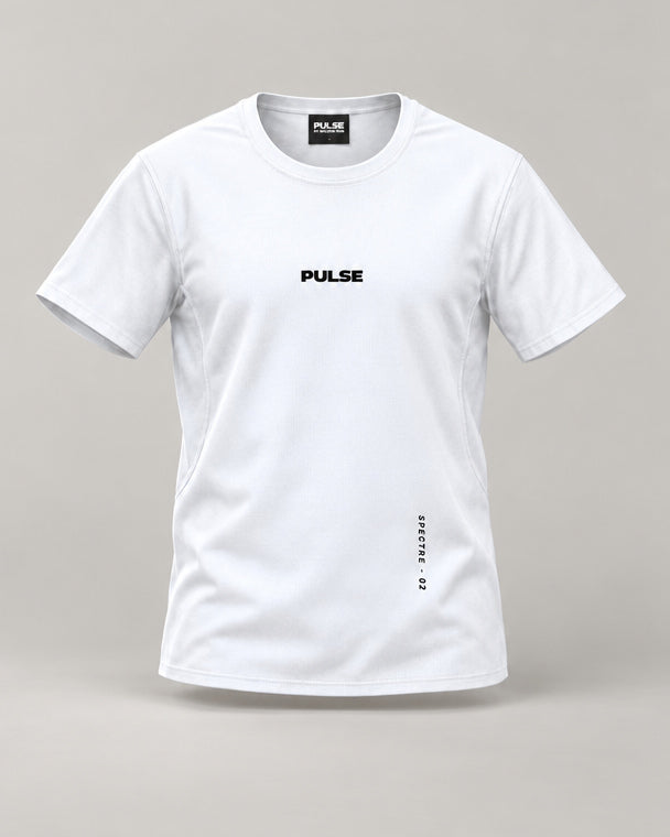 PULSE™ by Golden Vein Jacquard Tee – Jacquard Mesh T-Shirt · Men · White