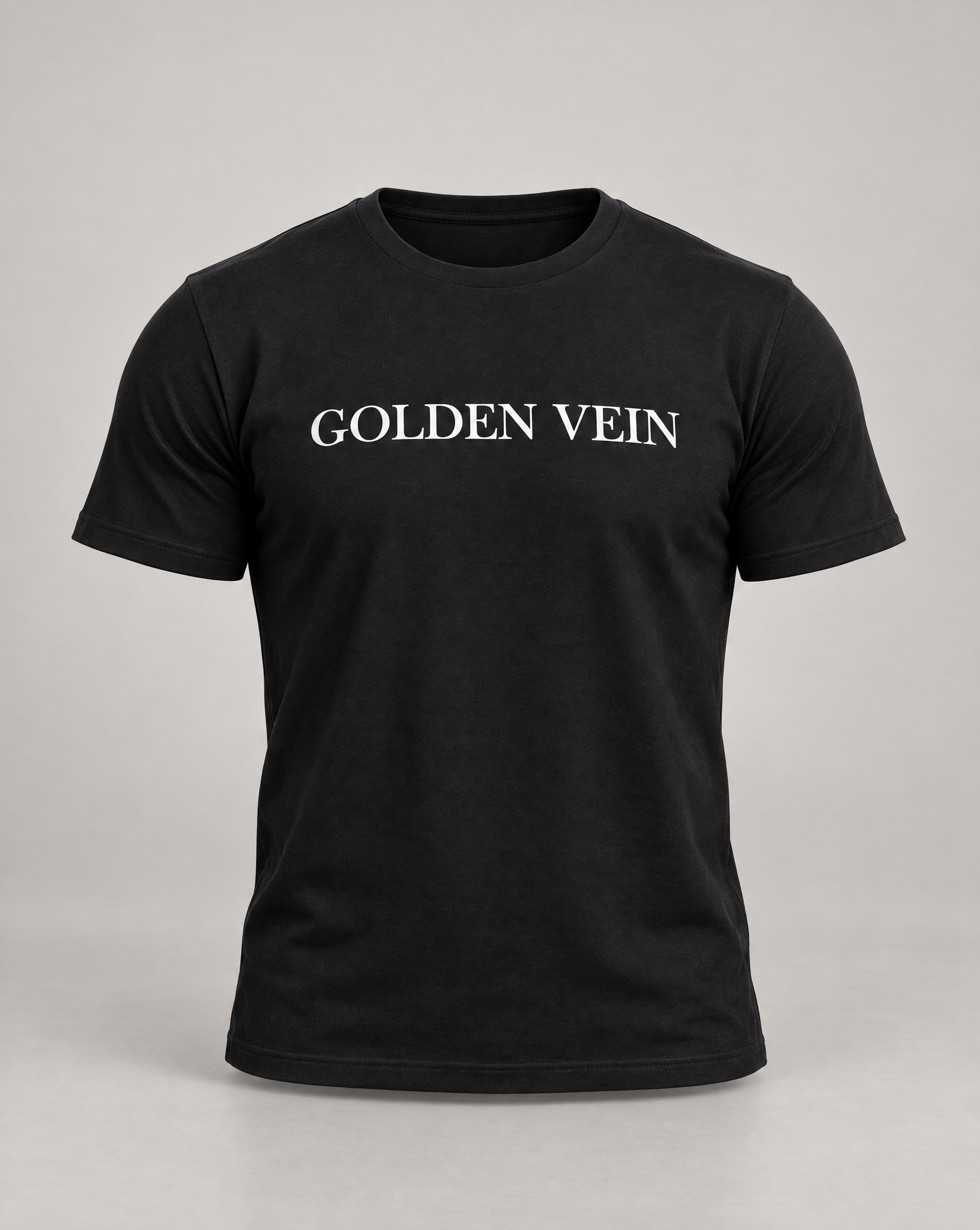 Golden Vein Basic Shirt – Basic Shirt · Unisex · Schwarz