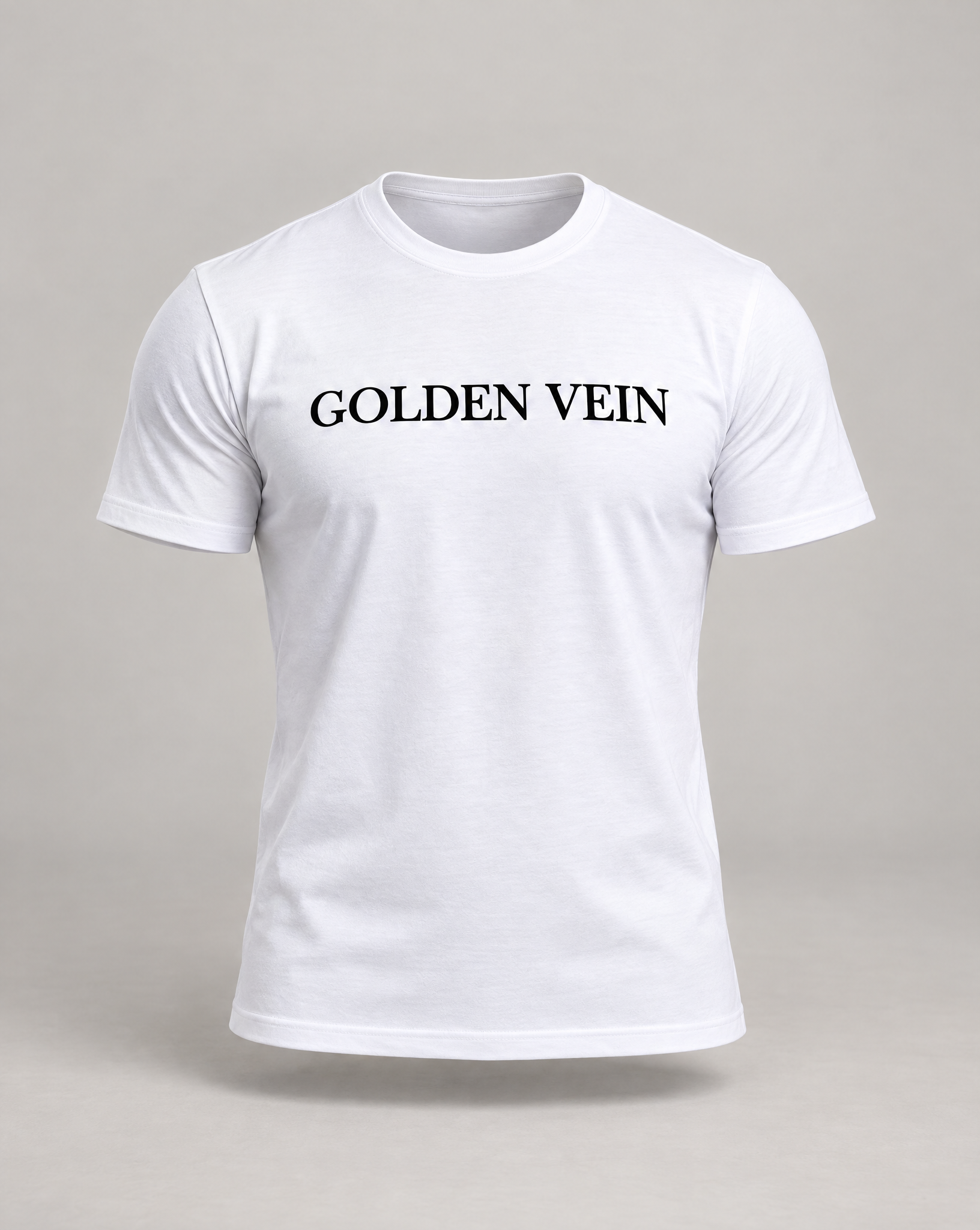 Golden Vein Basic Shirt – Basic Shirt · Unisex · Weiß