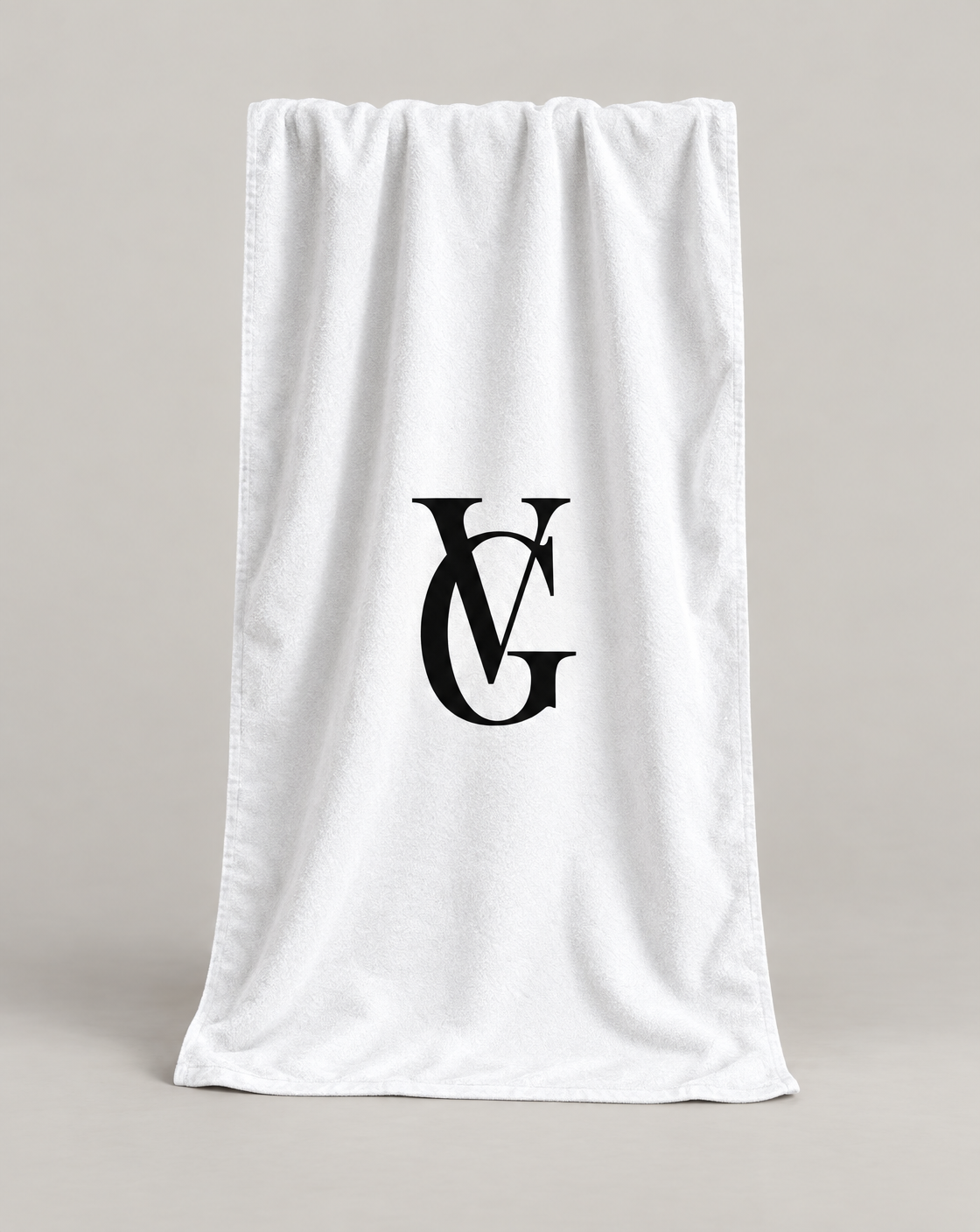 Golden Vein Bath Towel – Badetuch · Weiß