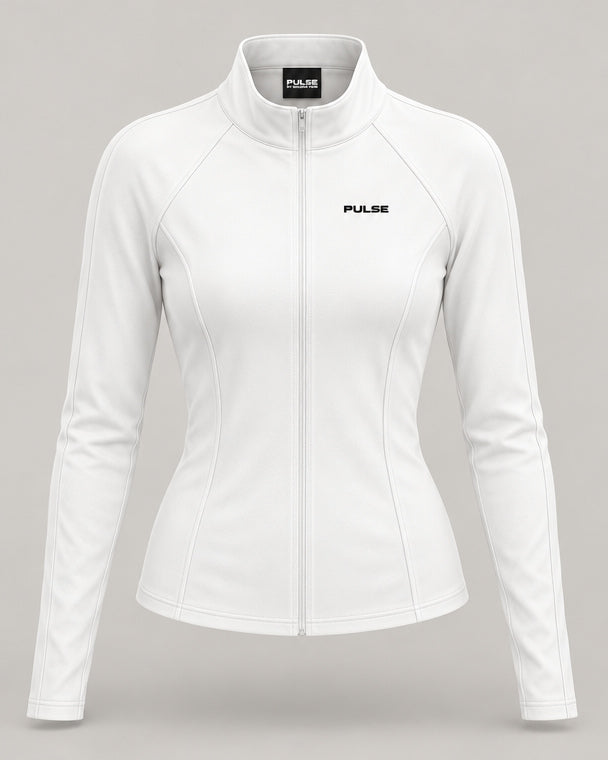PULSE™ by Golden Vein Spectre Quarter-Zip – Quarter-Zip Longsleeve · Damen · Weiß