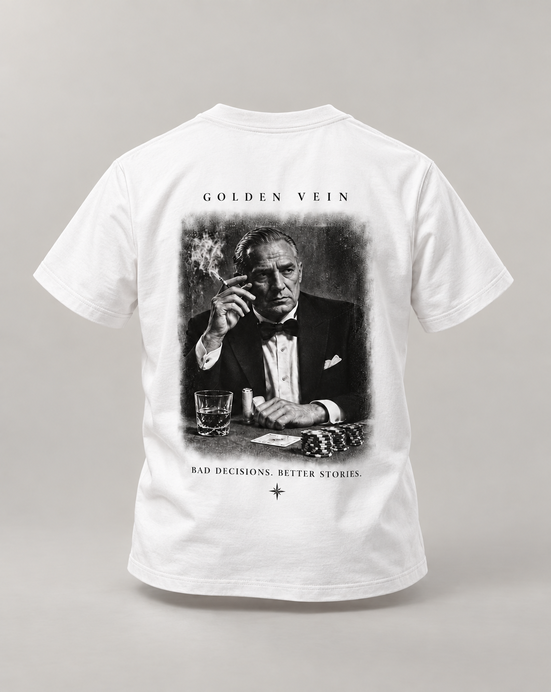 Golden Vein Parables The Patron – T-Shirt · Unisex · Weiß
