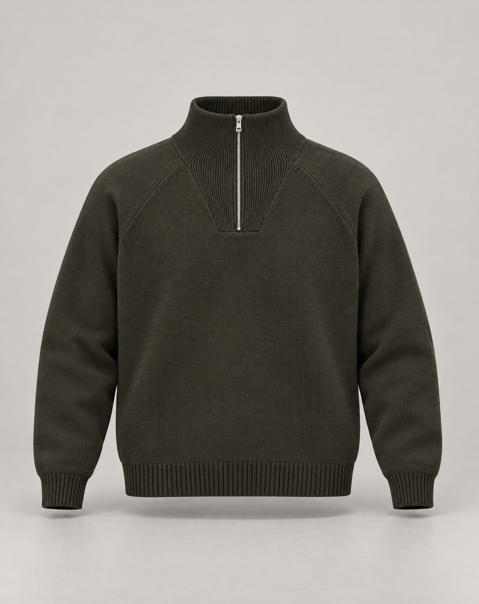 Golden Vein 750 GSM Quarter-Zip – 750-GSM Quarter-Zip Sweatshirt · Unisex · Braun