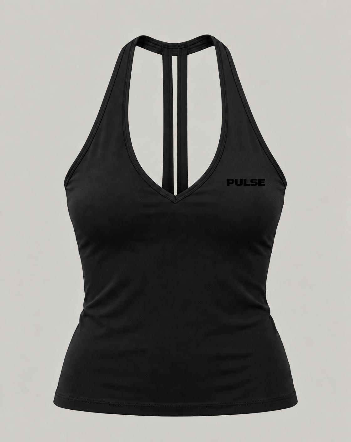 PULSE™ by Golden Vein Halter Top – Form Halter-Top · Damen · Schwarz